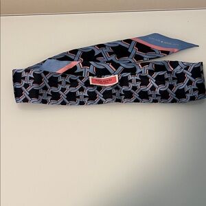 Kate Spade Black and Pink Geometric Twilly/ headband